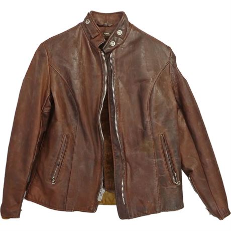 ShopTheSalvationArmy - Vintage SCHOTT Womens Leather Motorcycle Racing