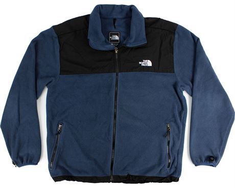 ShopTheSalvationArmy - The North Face Black/Blue Fleece Zip Up Long ...