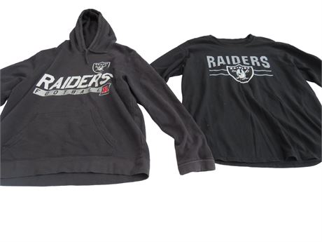 ShopTheSalvationArmy - Oakland Raiders NFL Athletic Apparel Size Large ...