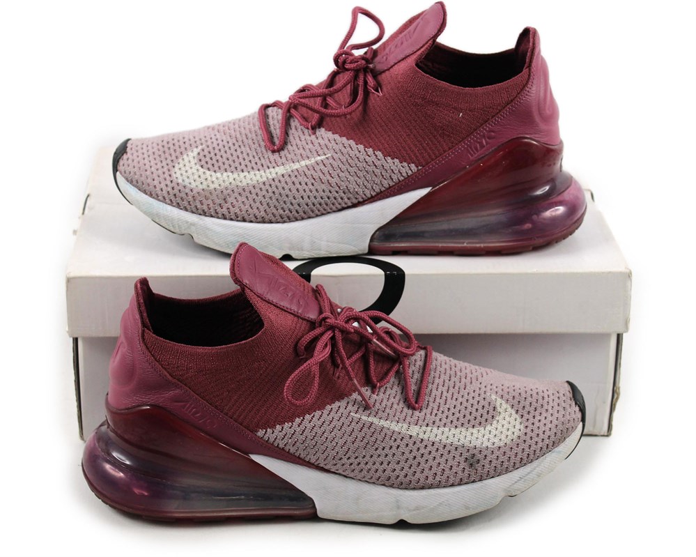 ShopTheSalvationArmy - Nike Air Max 270 Flyknit Plum Fog Men's Shoes ...