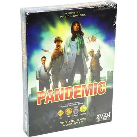 Pandemic Family Board Game (Base Game) Z-Man |NEW SEALED!| #2