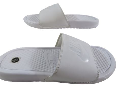 ShopTheSalvationArmy - Nike - Slides - White - 343881-115 - Men's Size 8