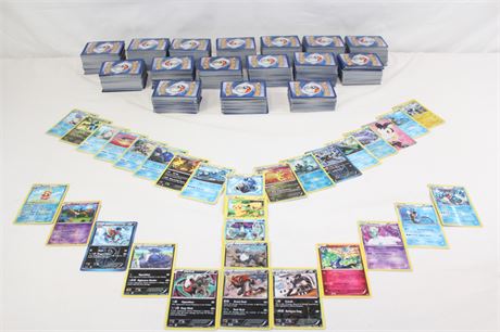 1,800+ Pokémon Card Large Unsorted Collection Lot