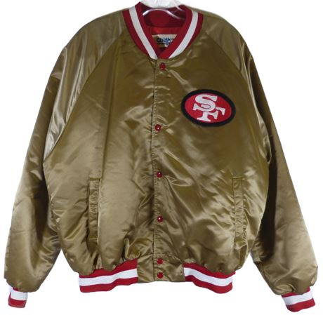 ShopTheSalvationArmy - 49ers Vintage Chalk Line Satin Jacket Men's Size XL