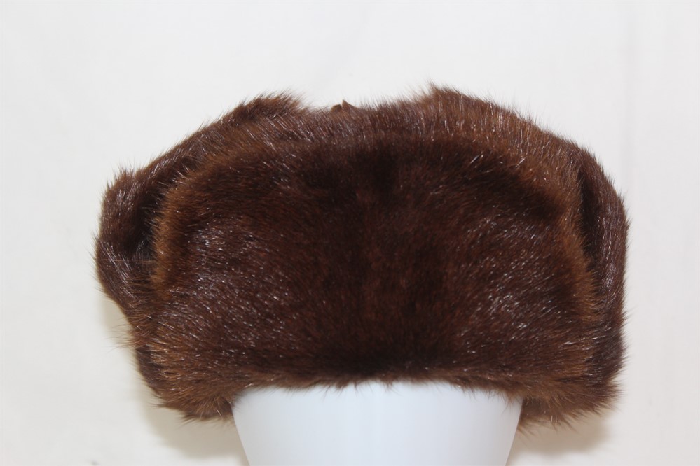 ShopTheSalvationArmy - Vintage Russian Genuine Brown Fur Hat