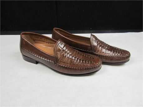 Florsheim Brown Leather Dress Shoes Size 10D Like New #BB649 (650)