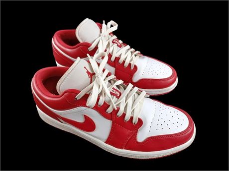 NIKE AIR JORDAN 1 LOW 2020 Size US 9 MEN GYM RED Sneakers [FF500]