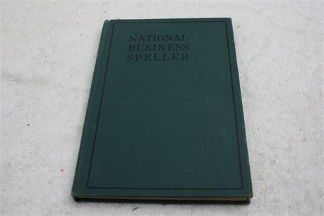1937 Benjamin J. Campbell's "National Business Speller"