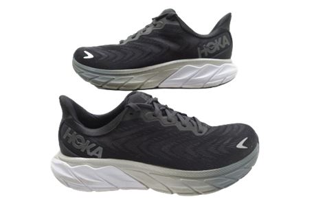 ShopTheSalvationArmy - Mens Hoka Arahi 6 Running Shoes; Blk/Wht/Gry, Sz ...