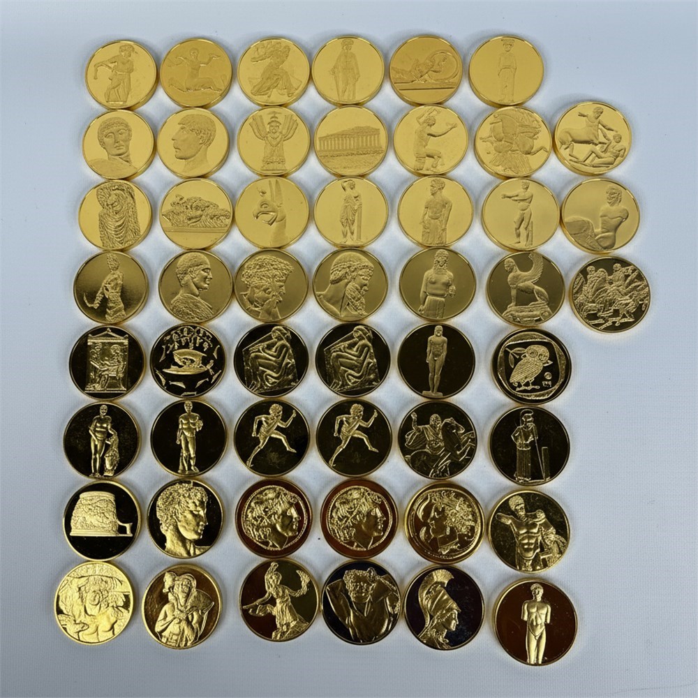 ShopTheSalvationArmy - 48-Piece 24K Gold Electroplated Bronze Greek ...