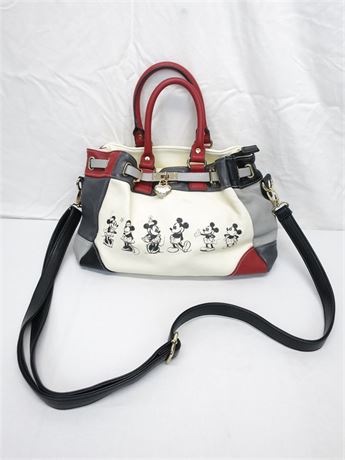 disney mickey mouse and minnie mouse love story handbag