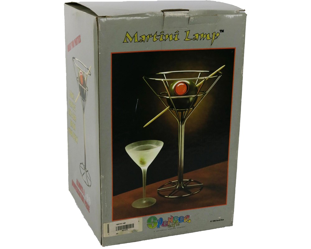 ShopTheSalvationArmy 1993 David Krys 14.5" Martini Lamp Bar Light