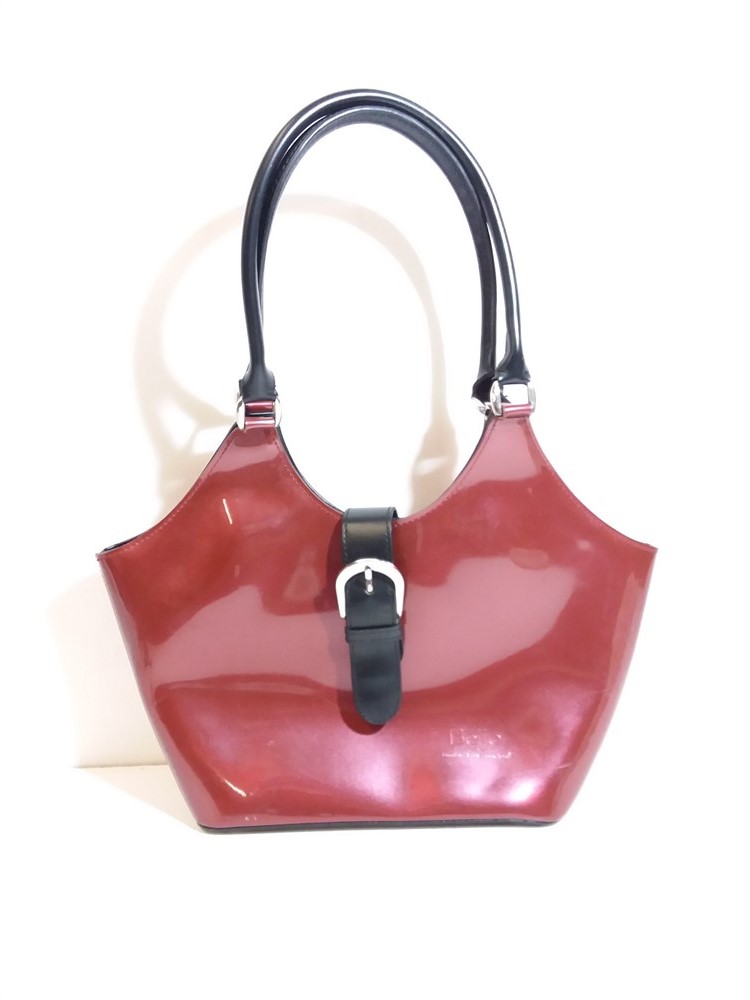 ShopTheSalvationArmy - Beijo Dark Red Top-handle Purse 12
