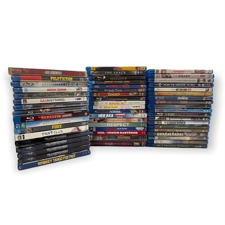 Huge Blu-Ray Lot: 17 New Blu-Rays, 37 Pre-Owned Blu-Rays, 54 in Total