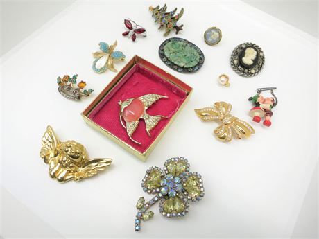 ShopTheSalvationArmy - Lot of 14 Vintage Brooches/Pins