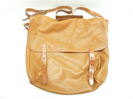 Madewell Brown Leather Transport/ Shoulder Bag, 12"x12"