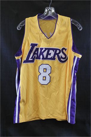 Lakers Basketball Jersey Bryant #8 Unisex Yellow / Purple