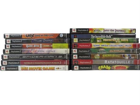 15 PlayStation2 deals games lot