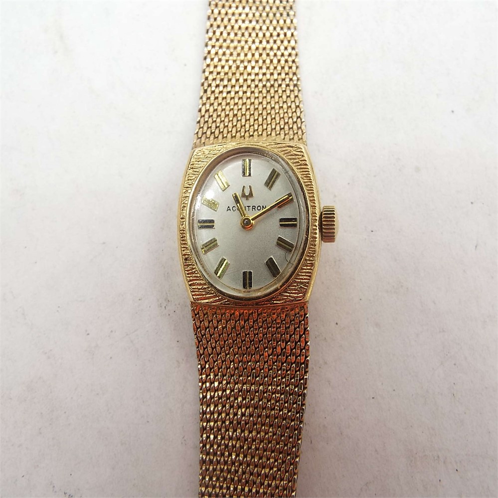 ShopTheSalvationArmy - Accutron Bulova 10 kt Gold Filled Watch Not Working