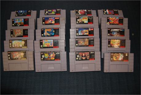 ShopTheSalvationArmy - Super Nintendo Game Lot 20 Titles (500)