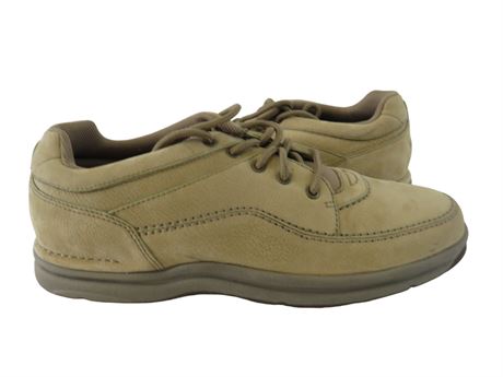 Rockport Beige World Tour Classic Shoes, Size: 13 (Men) [G256]