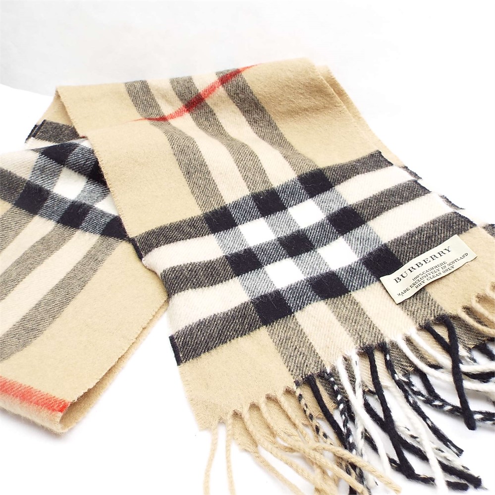 ShopTheSalvationArmy - Burberry Cashmere Scarf Made In Scotland Used