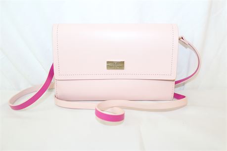 Kate Spade Pink Leather Cross Body Bag