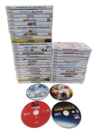 ShopTheSalvationArmy - Nintendo Wii Game Lot: 44 Pieces [CCP5015]