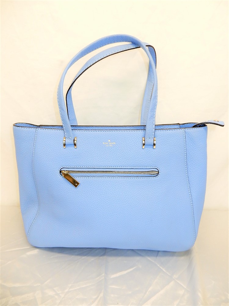 bright blue kate spade purse