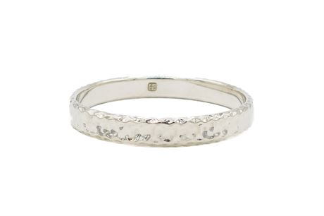 ShopTheSalvationArmy - 925 MEX Sterling Silver Hammered Texture Bangle ...