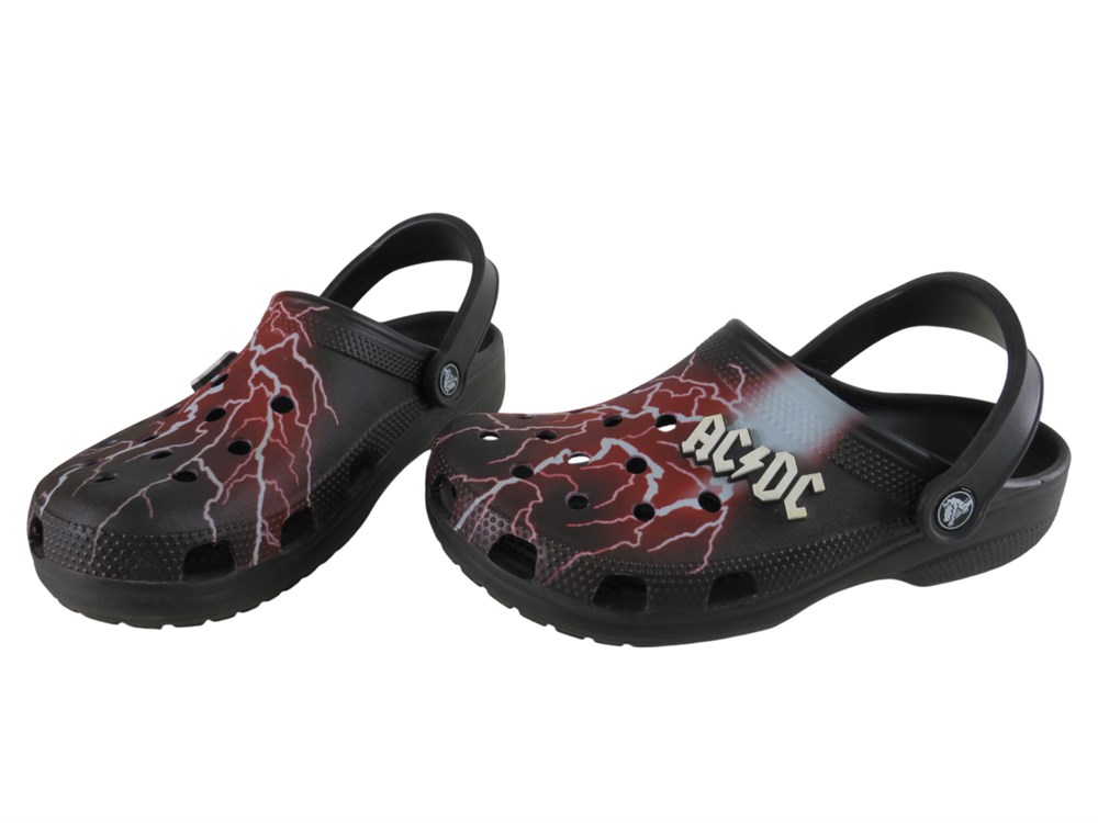 ShopTheSalvationArmy - AC/DC Rock Band Lightning Crocs – Men’s Size 5 ...