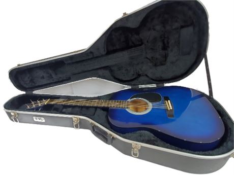 Johnson Dreadnaught Acoustic Guitar w/ Hard Case