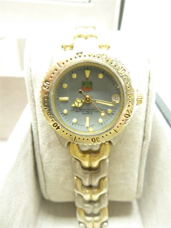 Ladies Tag Heuer Watch; #97675, Silver/Gold (NOT RUNNING)