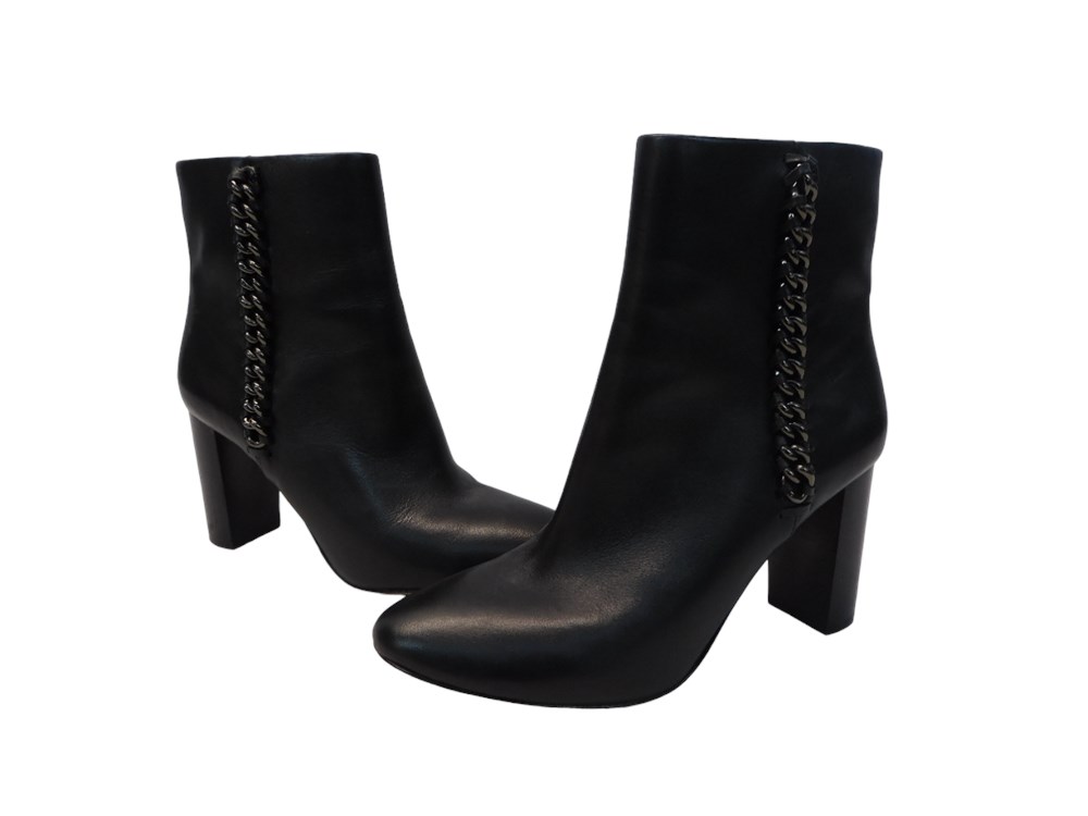 ShopTheSalvationArmy - Coach Teagan Black Leather Zipper Ankle Booties ...