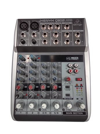 ShopTheSalvationArmy - Behringer XENYX Q802USB 8-Input USB Audio Mixer ...