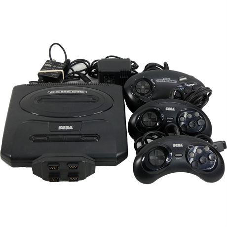 ShopTheSalvationArmy - Sega Genesis Model 2 MK-1631 w/Cables, 3 ...