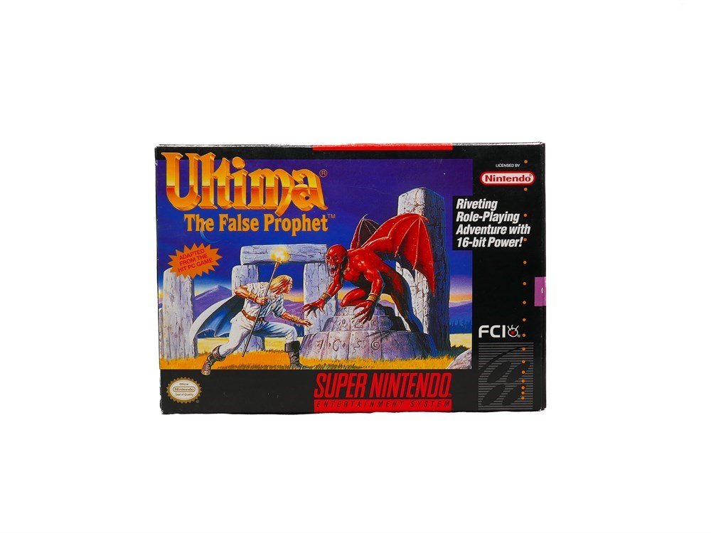 ShopTheSalvationArmy - Ultima The False Prophet Super Nintendo SNES ...