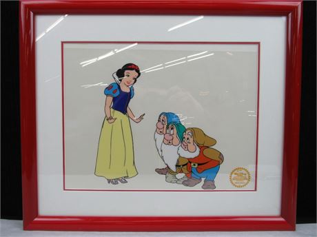 Framed Snow White Limited Edition Serigraph with COA #MM867 (650)