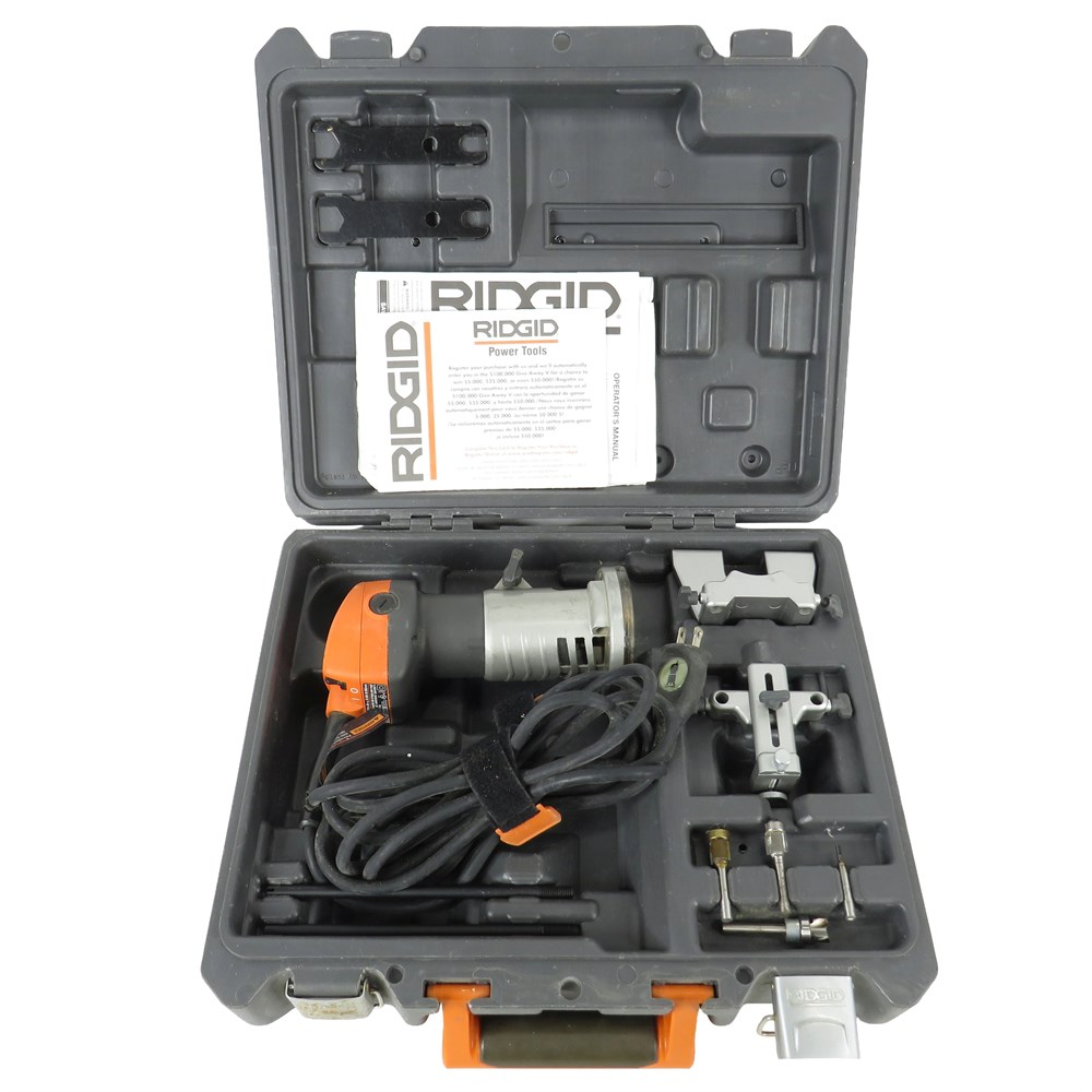 ShopTheSalvationArmy - Ridgid R2400 Compact Laminate Trimmer with Case ...