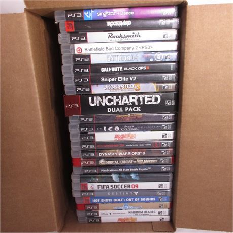PlayStation 3 - LOT of 24 Games