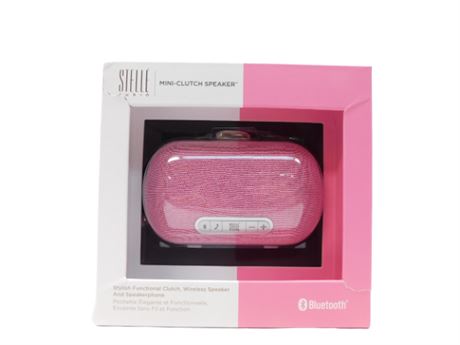 NEW Stelle Audio Mini Clutch Pink Speaker (R6)