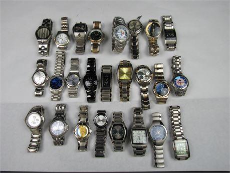 ShopTheSalvationArmy - Lot of Men's Watches UNTESTED For Parts or ...