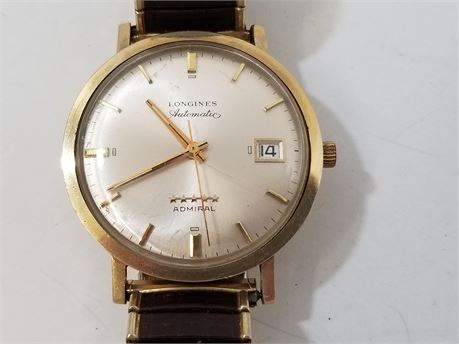 ShopTheSalvationArmy - Vintage Longines Automatic Admiral Watch. 10K ...