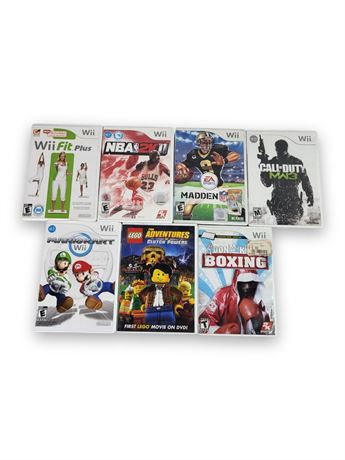 Online Thrift Store | ShopTheSalvationArmy - Wii Game Lot: 7
