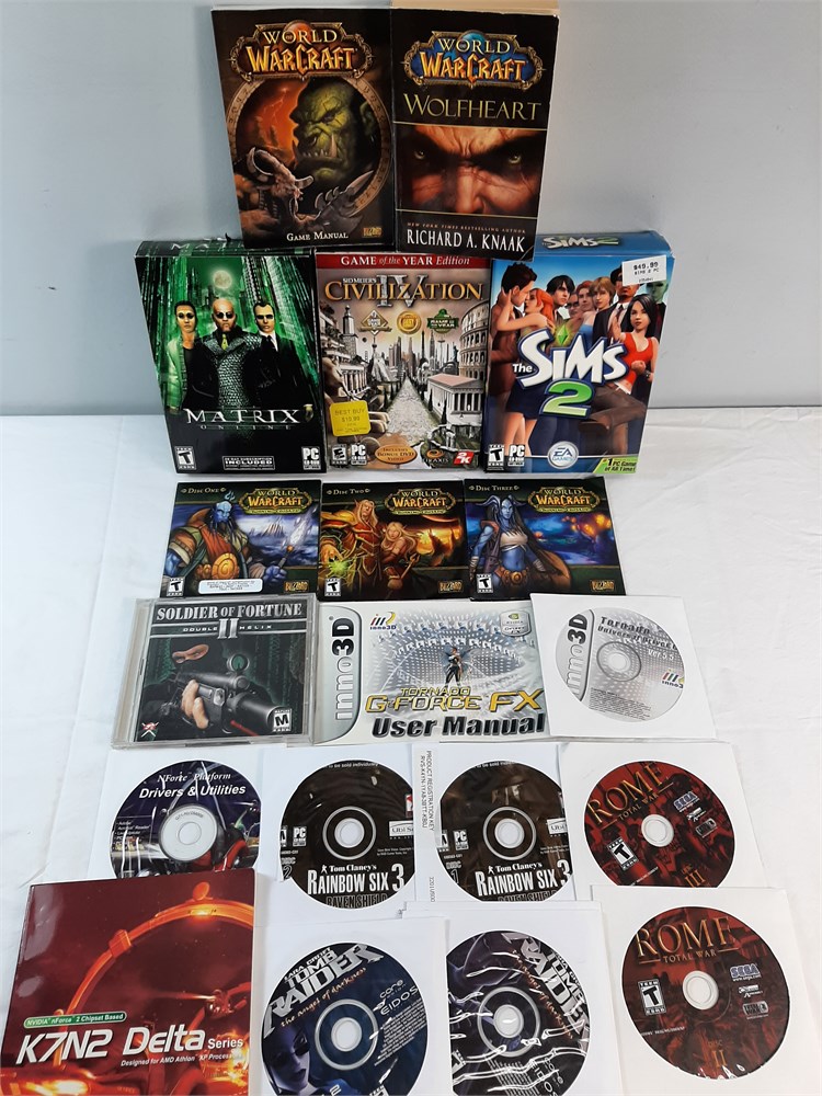 ShopTheSalvationArmy - Lot of PC Video Games - MATRIX - World of ...