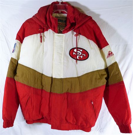 ShopTheSalvationArmy - RARE 49ERS Apex One Pro Line Rain Jacket Men's ...