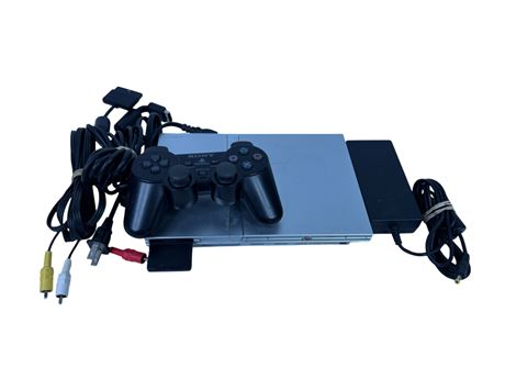 PlayStation 2 Slim Console With Cables high quality (SCPH-79001)