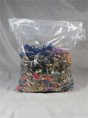 9+ Pounds LBS Of Mixed Jewelry, Unsorted Lot