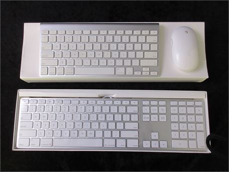 Bundle of 2 Apple Wireless Keyboards, 3 Apple Mouses