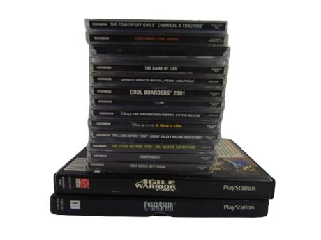 ShopTheSalvationArmy - PlayStation One Video Game Lot: 16 Pieces [AM531]